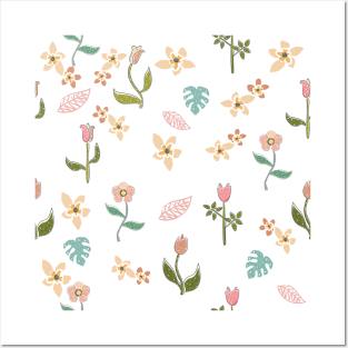 Floral Pattern Posters and Art